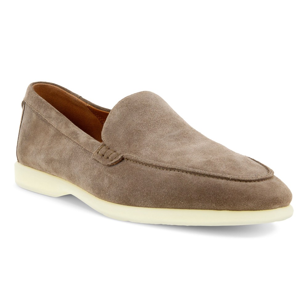 Slip On Hombre - ECCO Citytray Lite - Marrom - UOE038961